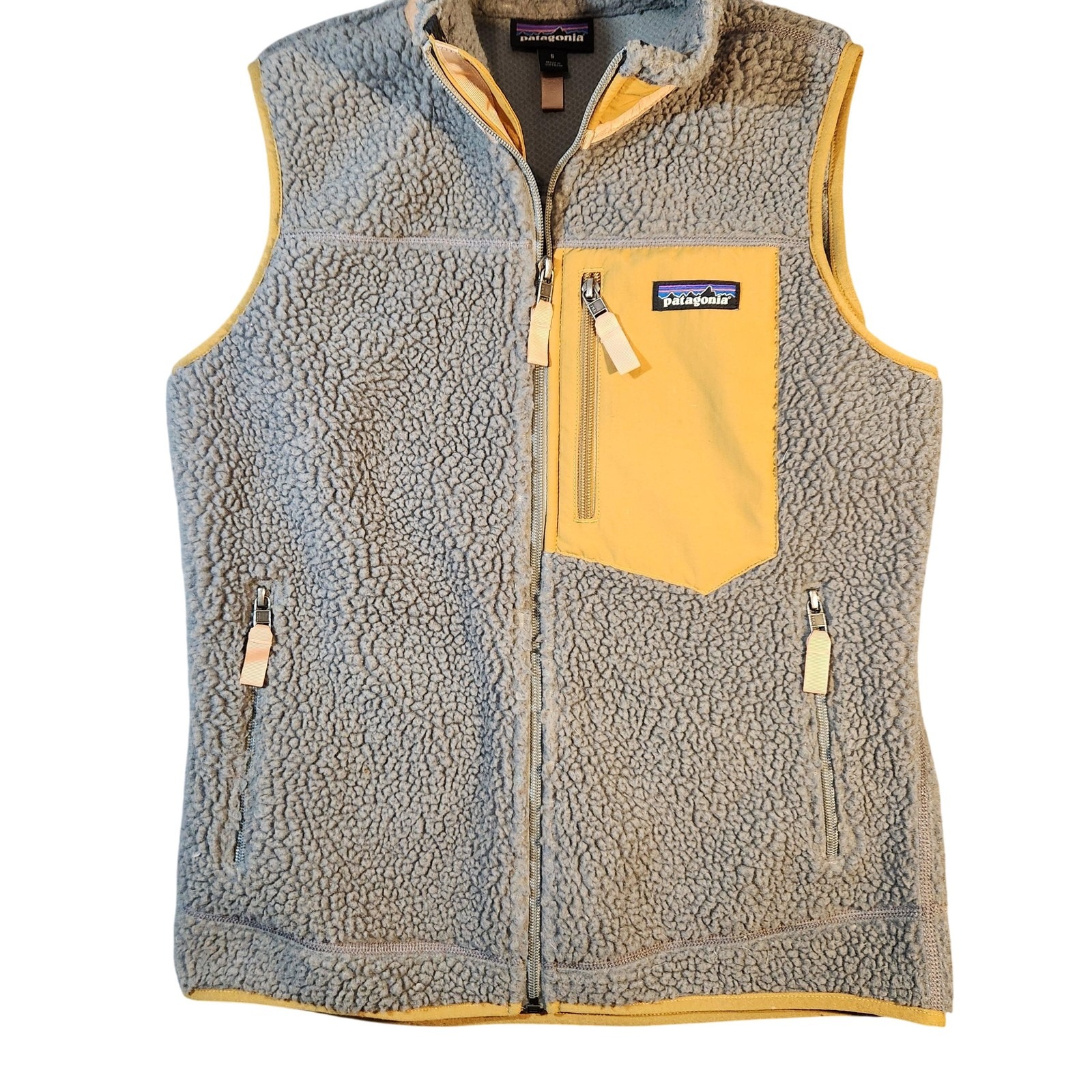 Patagonia Retro-X Vest Womens Small Fleece Zip Front Outdoors Sherpa 23083fa18